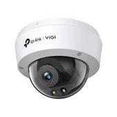 TP-Link VIGI C240 (4mm) 4MP Full-Color Dome IP Kamera / H.265+, PoE/DC, IP67, Dahili Mikrofon ve Hoparlör, SD, LED thumbnail 1