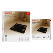 Asonic BS260 Siyah 2-AAA Pil Dijital Bluetooth Baskül (Sensör-Temperli Cam-Otomatik Sıfırlama) thumbnail 4