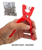 Yuvarlak Halkalı Kuş Gözü Pensesi 9.5 Mm - Bebek Elbise Çıtçıt Montaj Seti 100Lü thumbnail 2