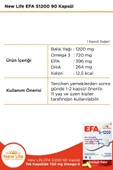 New Life Efa S-1200 Omega-3 90 Kapsül 2 Adet thumbnail 2
