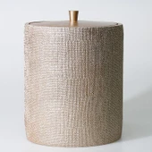 Selim Natural 5 Parça Banyo Seti - Vizon thumbnail 2