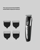 Profesyonel Saç ve Sakal Kesme Tıraş Makinesi Kablosuz Ergonomik Tasarım thumbnail 2