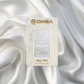 100 Gr Onsa Gümüş Külçe thumbnail 1