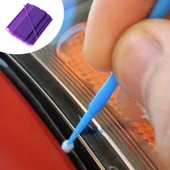 OLLEVRA Araba Rötüş Fırçası 100’lü Mini Tek Kullanımlık – İnce Uçlu Yumuşak Kıllı Boya Uygulayıcı, Otomotiv Detaylandırma thumbnail 3