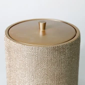 Selim Natural 5 Parça Banyo Seti - Vizon thumbnail 3