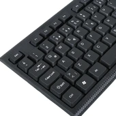 HELLO HL-4809 STANDART KABLOLU SİYAH USB Q KLAVYE thumbnail 3