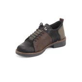 MAMMAMİA D25KA-3420 KISA TOPUK BAĞCIKLI DERİ KADIN AYAKKABI thumbnail 4