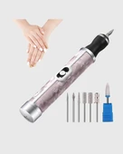 USB Şarjlı Profesyonel 20.000 RPM Elektrikli Oje Sökücü ve Tırnak Bakım Aleti thumbnail 5