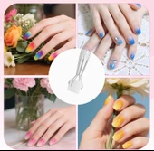 100lü Kalemli Küp Nail Art Ombre ve Geçiş Süngeri Seti thumbnail 4