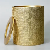 Selim Natural 5 Parça Banyo Seti - Altın thumbnail 2