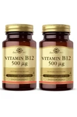 Solgar Vitamin B12 500 mcg 50 Kapsül 2 Adet thumbnail 1