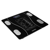 Asonic BS260 Siyah 2-AAA Pil Dijital Bluetooth Baskül (Sensör-Temperli Cam-Otomatik Sıfırlama) thumbnail 1