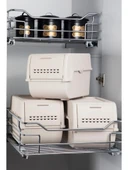 Geseus Motek 8 Lt Organizer 2’li Çok Amaçlı Kapaklı Saklama Kutusu thumbnail 7