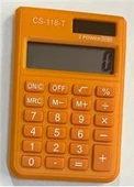 CSL CS-118-T Turuncu 8 Hane Cep Tipi Hesap Makinesi thumbnail 2