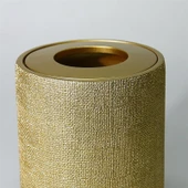 Selim Natural 5 Parça Banyo Seti - Altın thumbnail 3