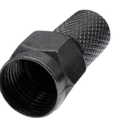 F konnektör E-325 Siyah Renk Contalı 100 Adet (D-09) thumbnail 2