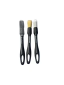 MACWAG Detaylı Temizlik 3'lü Fırça Seti – Araç İçi Dış Detay Fırçası Takımı thumbnail 1