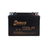 ORBUS YTX4L-BS 12V 4A MOTOSİKLET AKÜSÜ (114 X 66 X 88 MM) (1.6KG) thumbnail 2