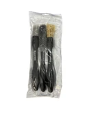 MACWAG Detaylı Temizlik 3'lü Fırça Seti – Araç İçi Dış Detay Fırçası Takımı thumbnail 5