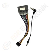 OTO TABLET ÇERÇEVE FORD FIESTA 2005 9' SİYAH TAC-354 thumbnail 3