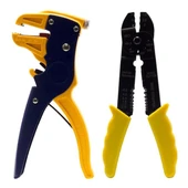 Yeskit YK-PR-04 Terminal Sıkma Pensesi+Kablo Sıyırma Pensesi+Uç Seti thumbnail 1