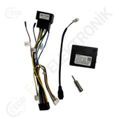 Fiat Linea - PUNTO 2007-2013 2005-2009 CR517G ÇERÇEVE GRİ 9'' (RS-051) thumbnail 2