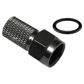 F konnektör E-325 Siyah Renk Contalı 100 Adet (D-09) thumbnail 1