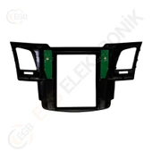 TOYOTA HILUX FORTUNER VIGO 2005-2014 9.7' PIANO BLACK TAC-339 thumbnail 2