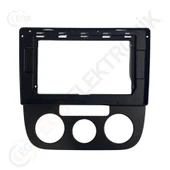 VW Jetta 2006-2010 CR523B ÇERÇEVE SİYAH (manual AC ) 10,1'' (RS-029) thumbnail 1