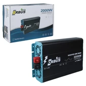 ORBUS MSE2000W 12 VOLT - 2000 WATT ECO MODIFIED SINUS INVERTER thumbnail 2