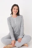 Gri Patlı Pijama Takımı thumbnail 1