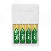 VARTA 4XAA 2100 MAH PİLLİ BEYAZ PLUG PİL ŞARJ CİHAZI thumbnail 1