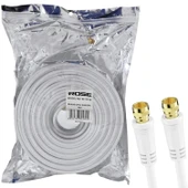 RG6 F Konnektörlü Hazır Kablo 30mt Rose RC-24-30 thumbnail 1