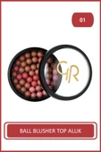 Golden Rose Ball Blusher 01 Top Allık 27 g thumbnail 1
