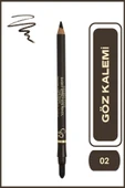 Golden Rose Smoky Effect Eye Pencil 02 Dark Brown Göz Kalemi 1,32 g thumbnail 1