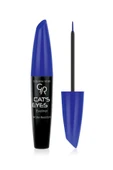Golden Rose Cat's Eyes Liner Intense Matte Blue Yoğun Mavi Eyeliner 6 ml thumbnail 4