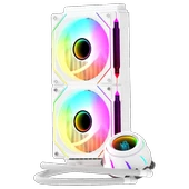 GameBooster BLADE 240W ARGB 240mm Beyaz İşlemci Sıvı Soğutucu GB-LCS-BL240W thumbnail 2