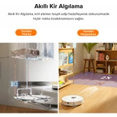 Roborock Qrevo Pro Akılı Robot Süpürge Beyaz thumbnail 6