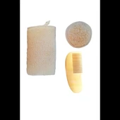 %100 Pamuk Bebek Banyo Seti thumbnail 2