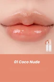 Romand Glasting Melting Balm Parlak Görünümlü Renk Veren Dudak Balmı 01 Coco Nude (VİONİNE) thumbnail 1