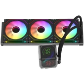 GameBooster SIGHT PRO 360B ARGB Curved Ekran 360mm Siyah İşlemci Sıvı Soğutucu GB-LCS-SP360B thumbnail 3