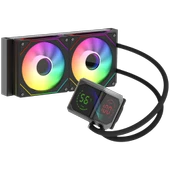 GameBooster SIGHT PRO 240B ARGB Curved Ekran 240mm Siyah İşlemci Sıvı Soğutucu GB-LCS-SP240B thumbnail 1