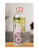 Tohana 75761 H2O Cam Başucu Sürahisi Pembe thumbnail 1