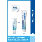 Onarıcı Bakım Merhemi 30 gr & Günlük Yoğun Nemlendirici Dudak Kremi 7,5 ml - Günük Yüz Bakım thumbnail 1