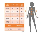 Lucky Life Kadın  Uzun Kollu V Yaka Kollar Gipe Detaylı Leopar Desenli Süprem Bluz thumbnail 4