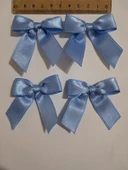 Pratikbox Fiyonk / Saten 2cm'lik / Hediyelik / Süsleme / Mavi Renk / 50 Adet thumbnail 3