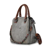 LOS ANGELES POLO CLUB Omuz Askılı Kadın Çantası Gri thumbnail 3