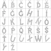 Gümüş Rodyum S Harfi Kadın Kolye thumbnail 2