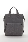 Anne Bebek Bakım Sırt Çantası Gri thumbnail 1