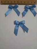 Pratikbox Mini Fiyonk / Saten 1cm'lik / Hediyelik / Süsleme / Mavi Renk / 50 Adet thumbnail 3